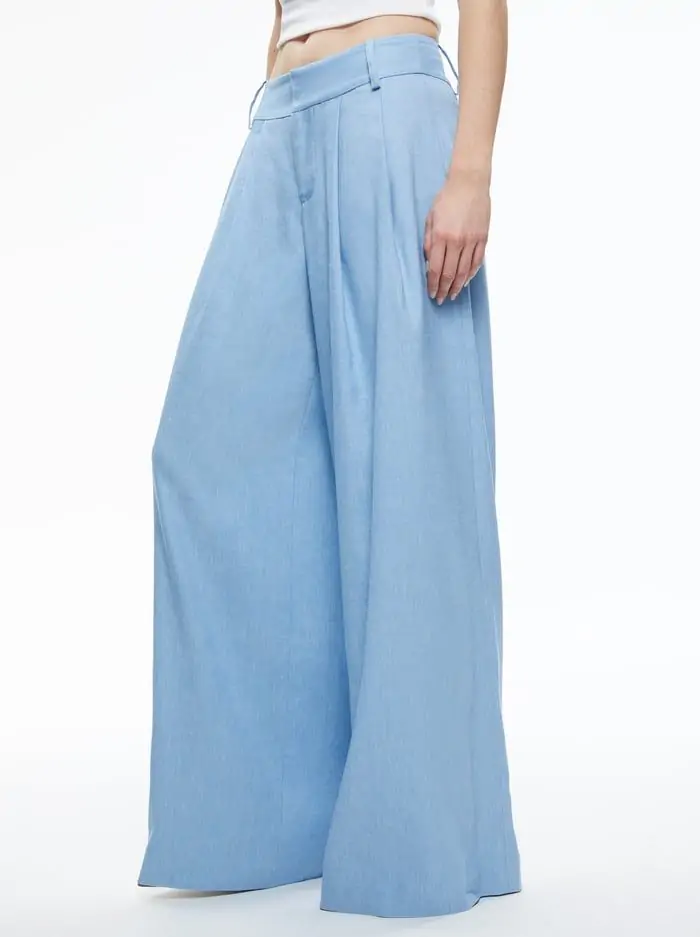 SCARLET WIDE LEG FLARE PANT